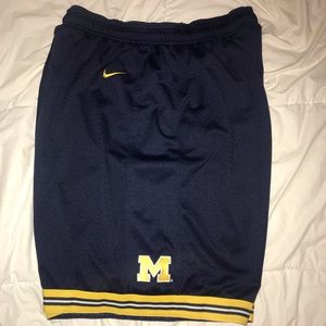 Michigan Nike Basketball Shorts